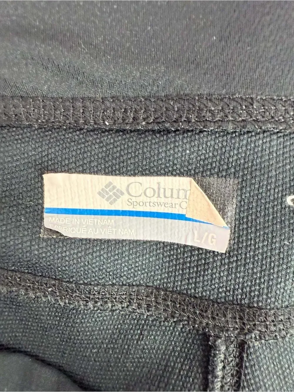 Columbia shorts OMNI SHEILD repellent Black Athletic Bike Shorts with Zip Pocket